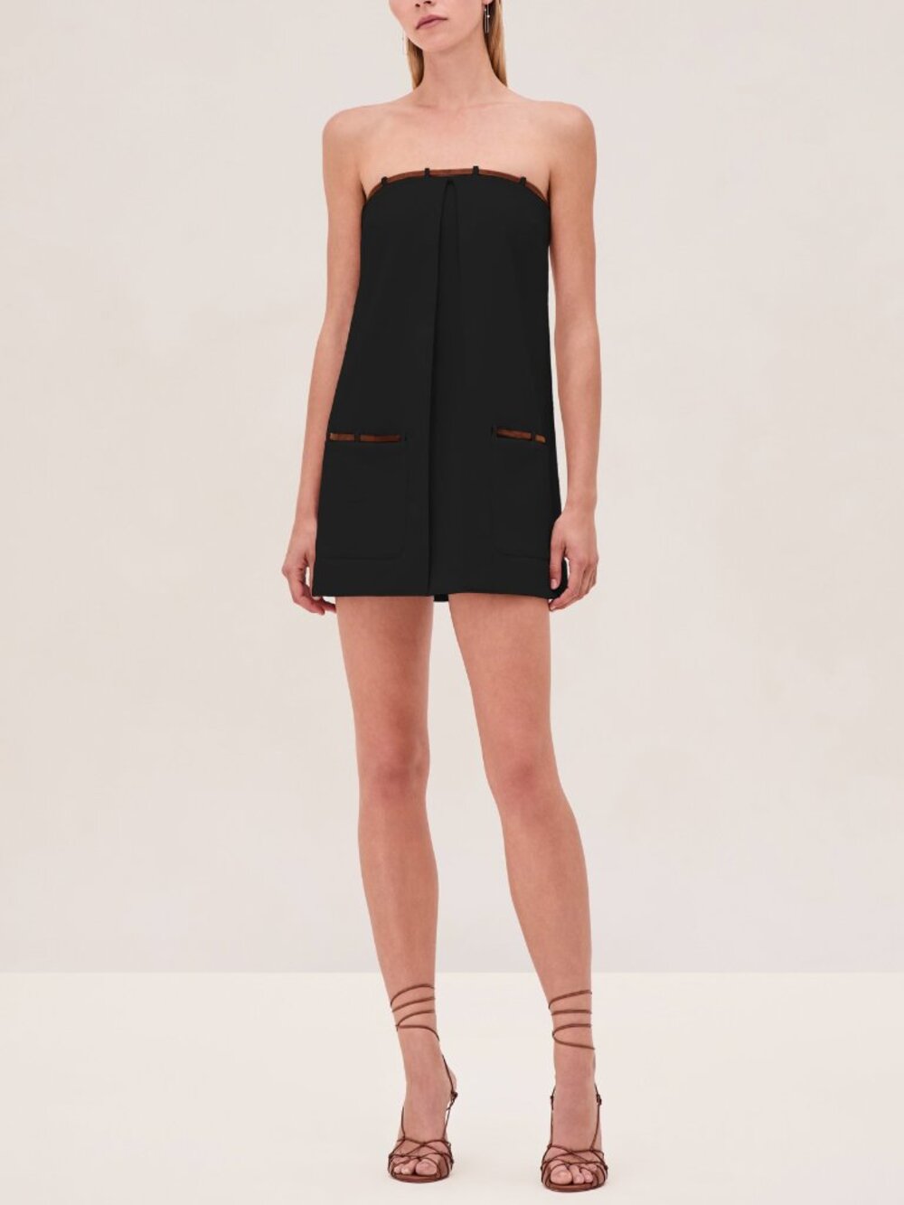 NWT ALEXIS Jenning Mini Dress Black Noir Vacation Cocktail Party